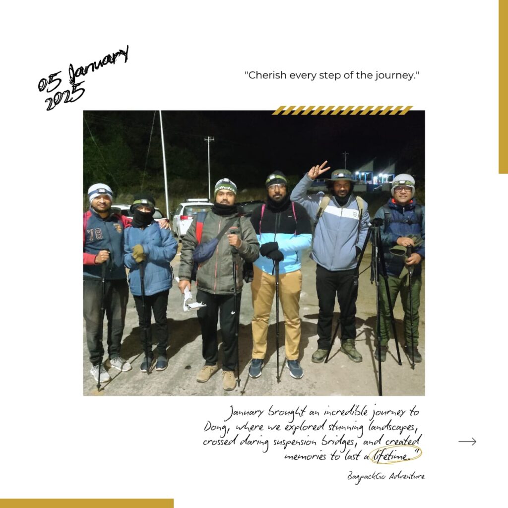 Dong Trekking, kaho, India's first sunrise trek