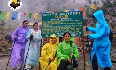 Dong Trekking, kaho, India's first sunrise trek