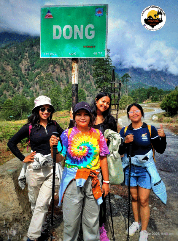 Dong Trekking, kaho, India's first sunrise trek