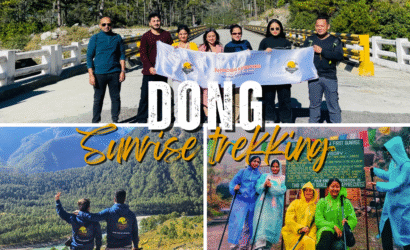 Dong Trekking, kaho, India's first sunrise trek